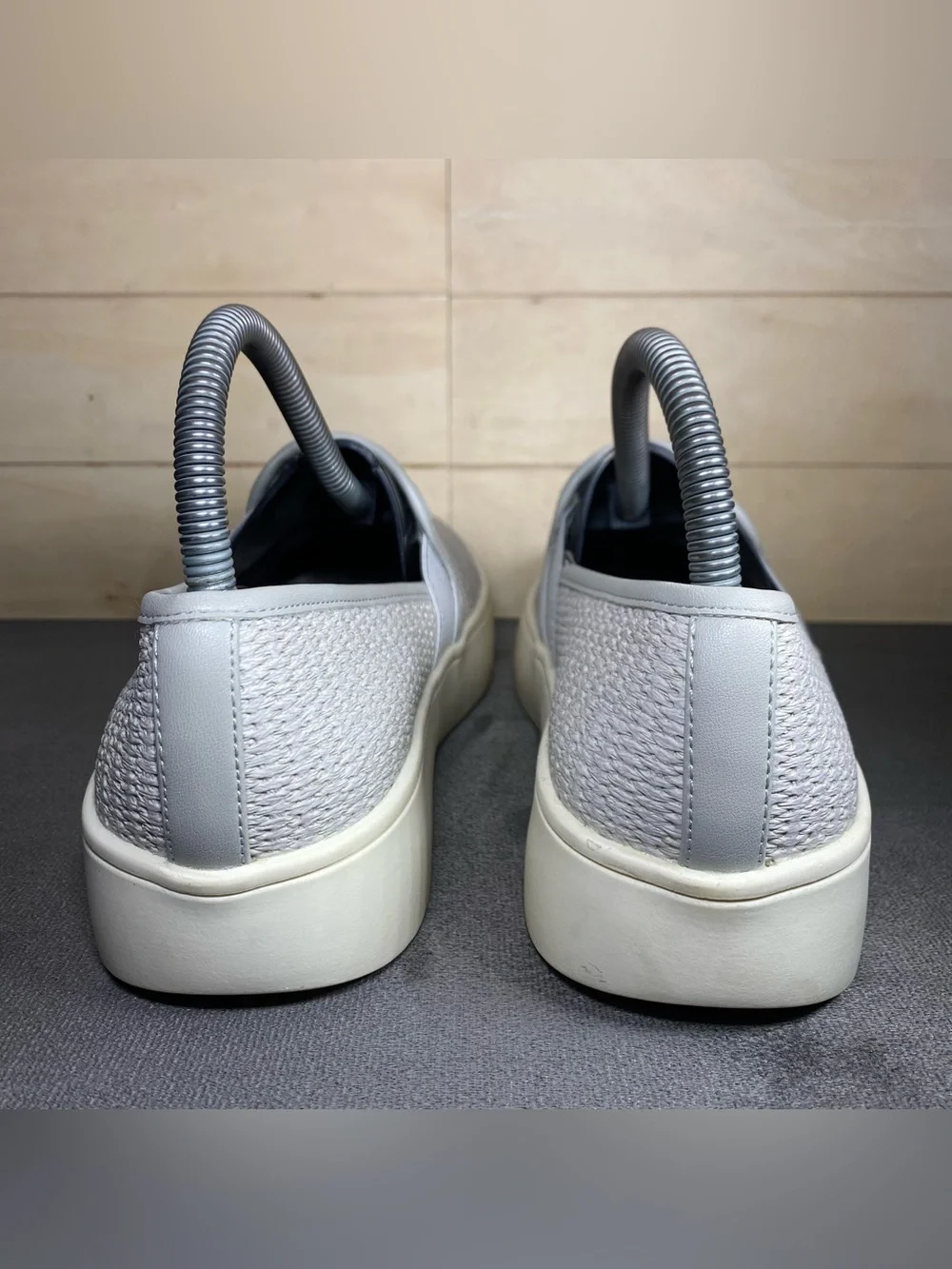 Frye Co Talon Slip-Ons Grey Women's Size 7.5 Shoes M Platform Sneakers